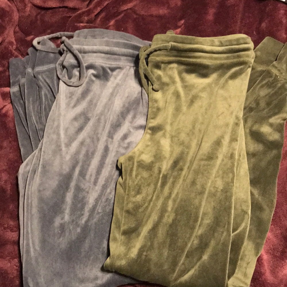 American eagle velour legging bundle
